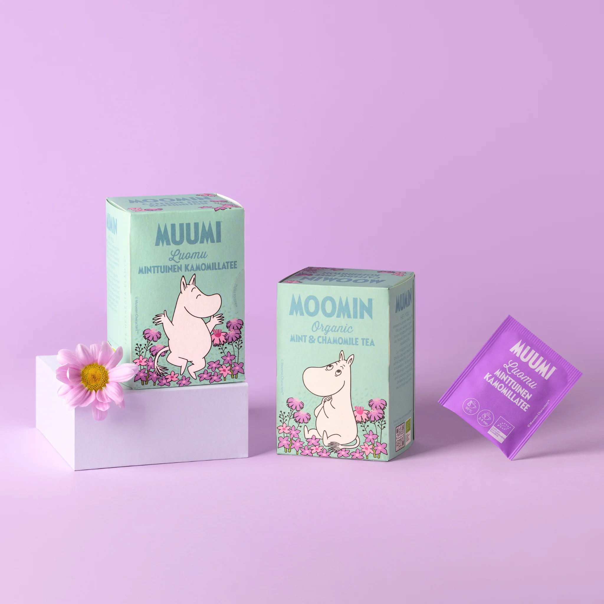Moomin Chamomile & Mint Tea Theezakjes Moomin Chamomile & Mint Tea Theezakjes