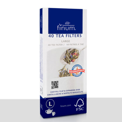 Theefilters Maat L - 40 stuks