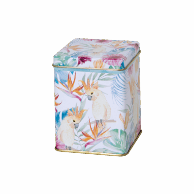 Blik vierkant 100 gram - Paradise